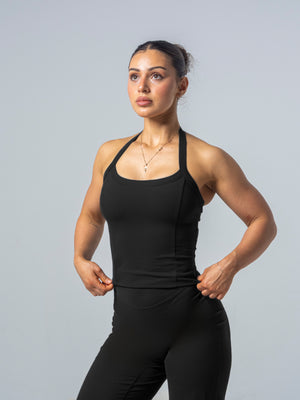Seamless Halter Top - Midnight