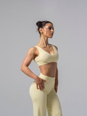 Seamless Scoop Bra - Lemon