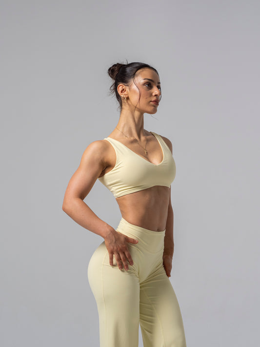 Seamless Scoop Bra - Lemon