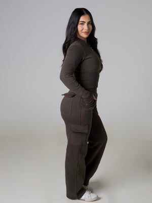 Contour Sculpt Zip Jacket - Dark Khaki