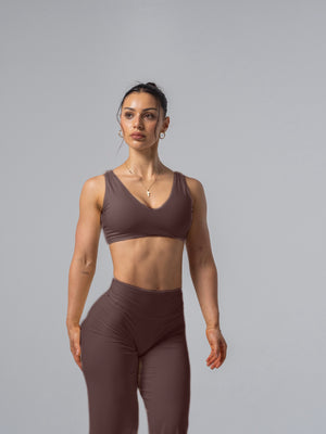 Seamless Scoop Bra - Umber