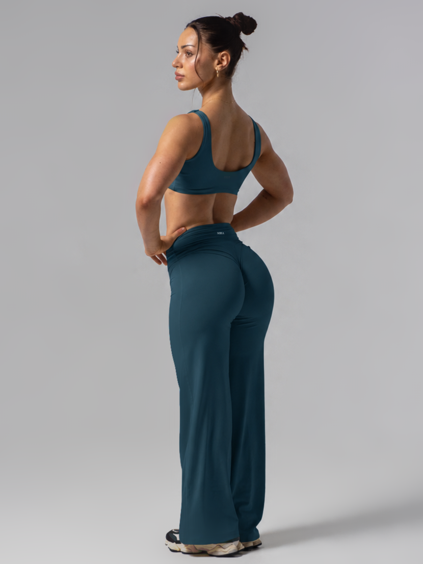 Seamless Straight Leg Leggings - Teal