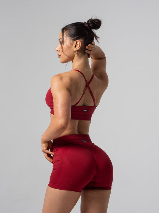 Accentuate Support Sports Bra - Burgundy