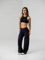 V - shaped Straight Leg Leggings - Midnight