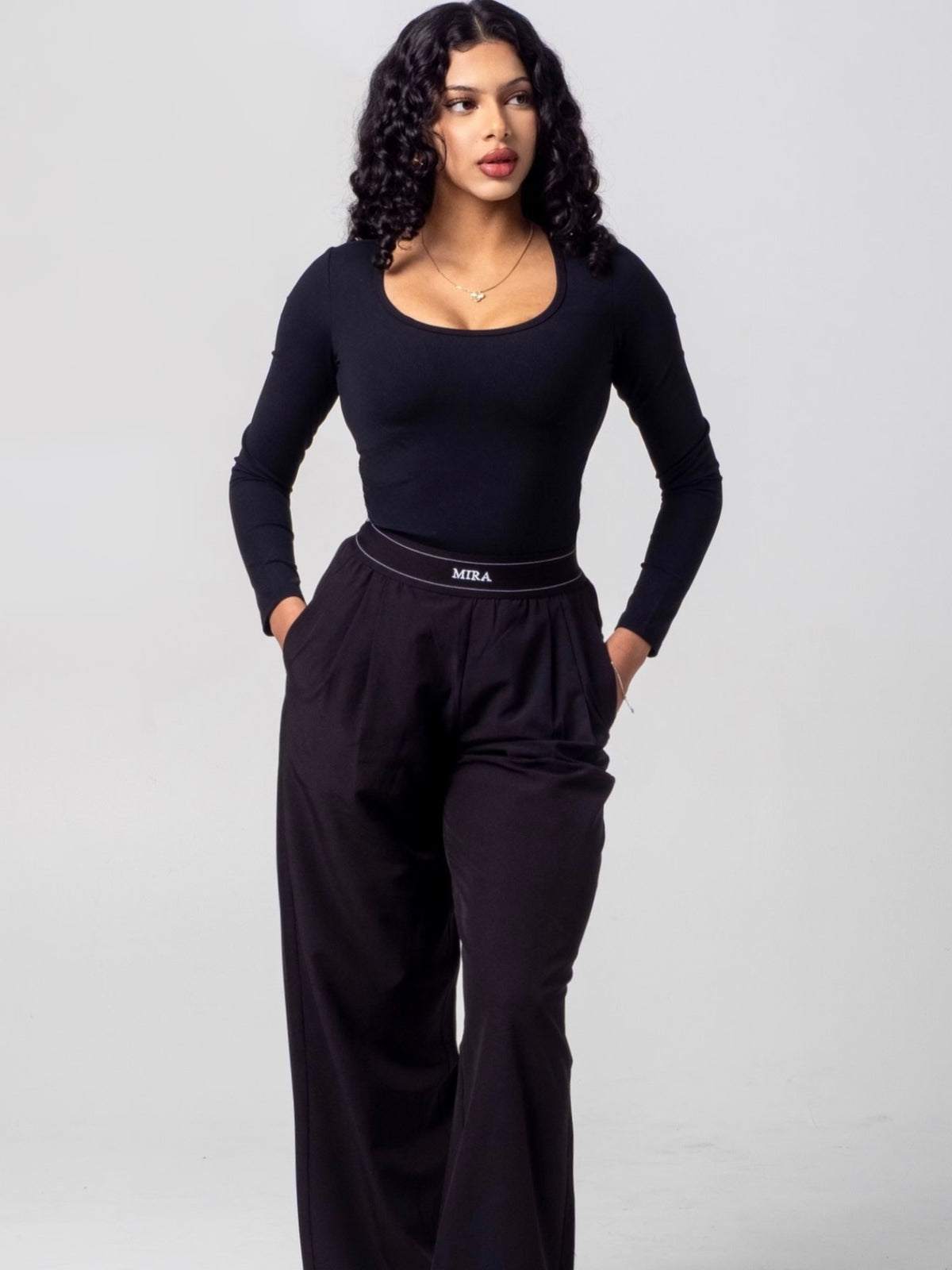 AURA Parachute Wide Legs - Midnight