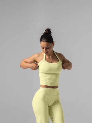 Seamless Halter Top - Lemon