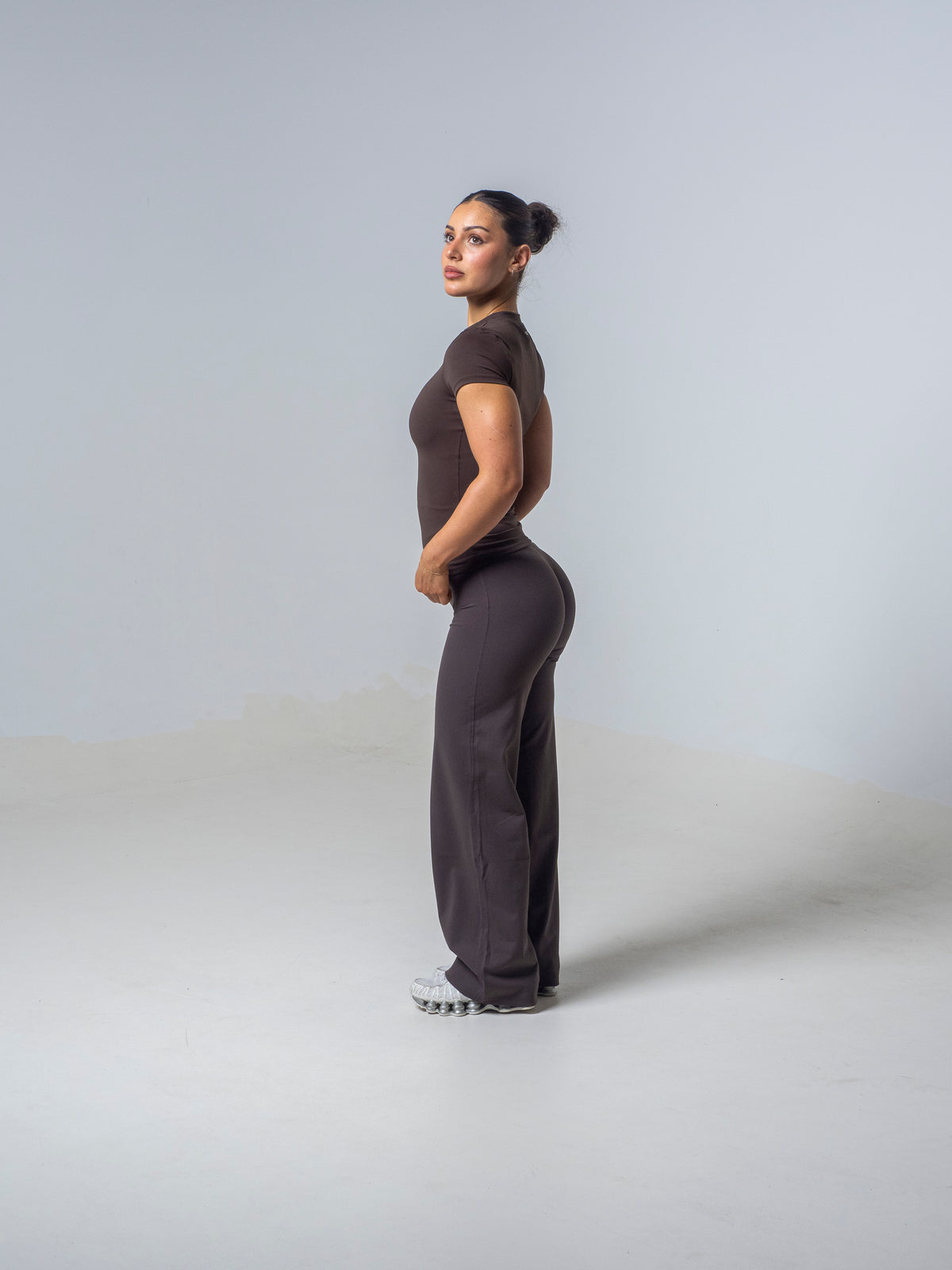 Seamless Straight Leg Leggings - Espresso