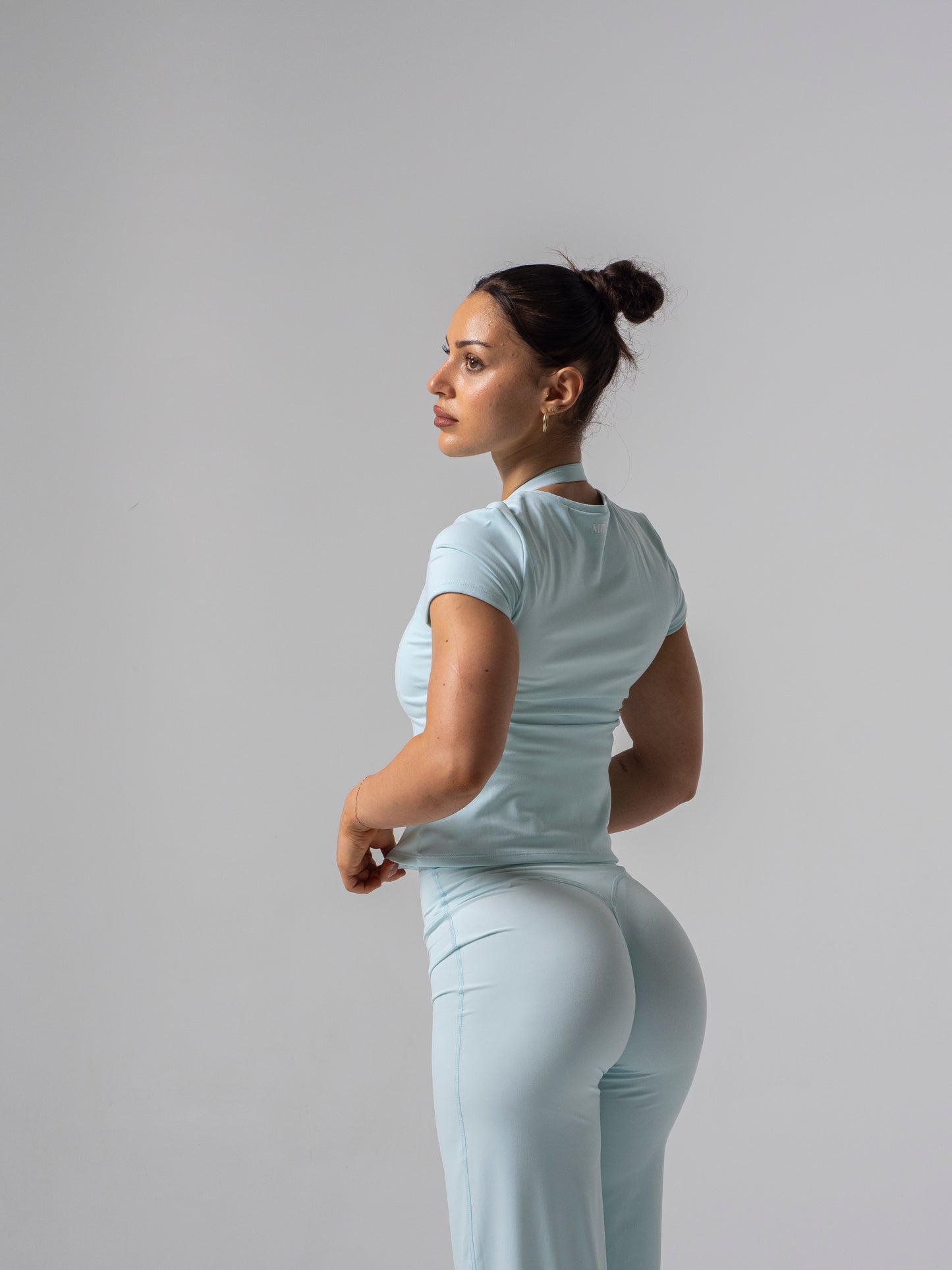 Seamless Half Sleeve Top - Glacier