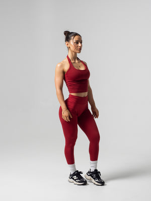Accentuate Leggings - Burgundy