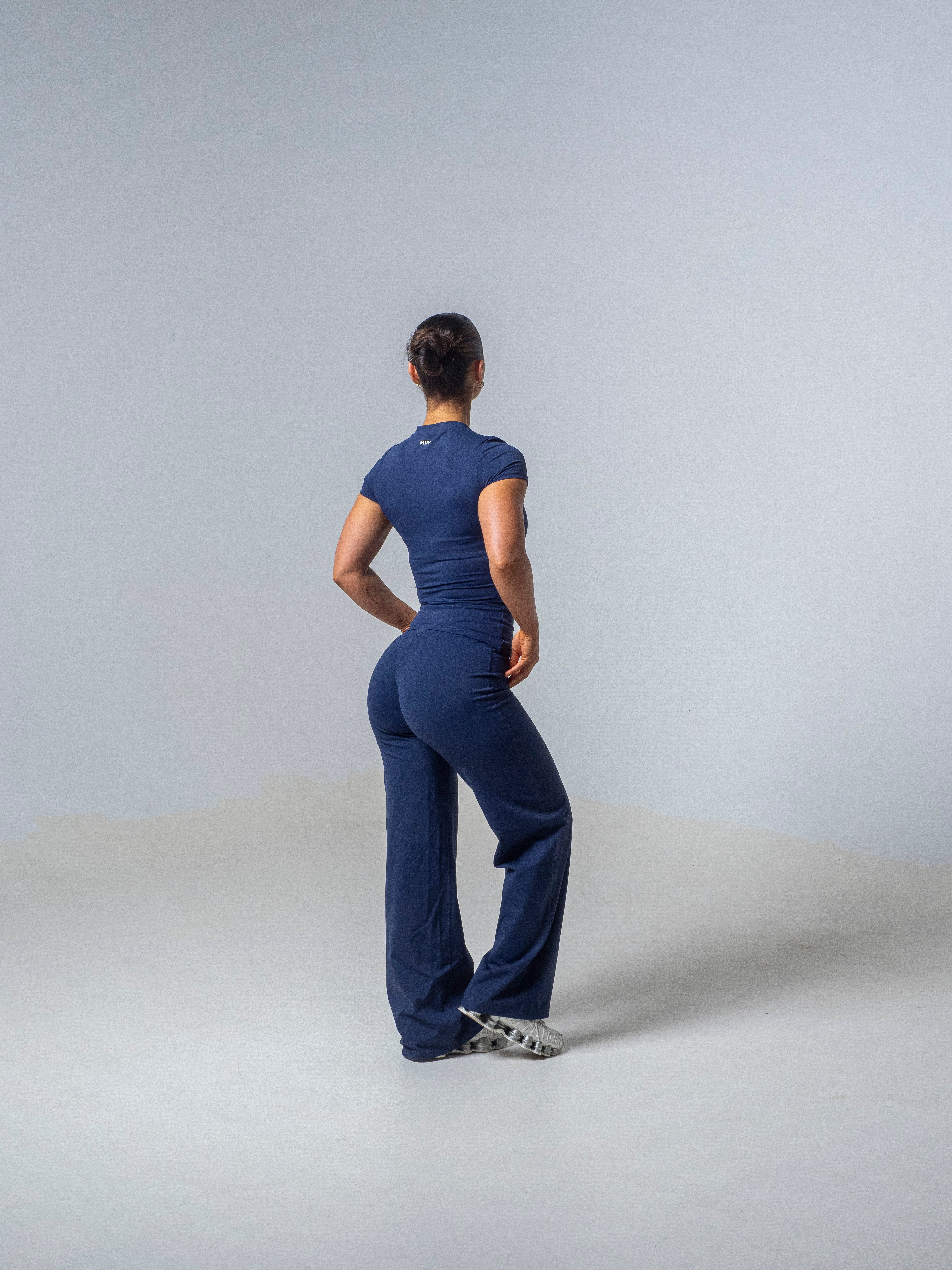 Seamless Straight Leg Leggings - Deep Sea