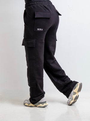 Contour Cargo Sweatpants - Midnight
